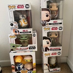 Star Wars funko pops